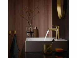 HANSGROHE Grifo|Mezclador de lavabo Talis E 110 con desagüe automático y extraíble en aspecto pulido