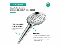 Raindance Select S 120 teleducha de 3 chorros cromado^HANSGROHE Sale