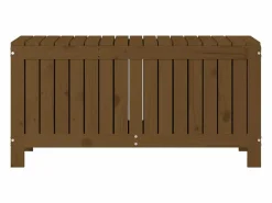 Garden Furniture Baúl De Jardín|Hara Caja de almacenaje jardín madera pino marrón miel 108x42,5x54cm