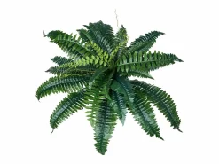 Helecho Artificial SucceBuy, Pack de 2, Helecho Falso de Boston 80-86 cm, 30 Hojas, Colgante, Decoración Interior/Exterior, Hogar/Oficina, Maceta No Incluida Verde