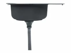 Garden Furniture Fregadero|Helene Marie Fregadero cocina con colador y sifón acero inoxidable ovalado
