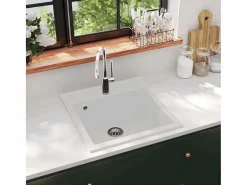 Garden Furniture Fregadero|Herlaug Fregadero de cocina de granito con un seno
