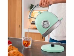 Pequeño Electrodoméstico|Hervidor de agua Cecotec Thermosense 420 Vintage Light Green 2200W 1,8L
