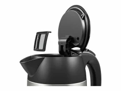 BOSCH Hervidor eléctrico inalámbrico DesignLine 1,7L acero inoxidable con filtro anticalcáreo extraíble Plateado Best
