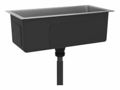 Hicksville Fregadero de cocina hecho a mano acero inoxidable^Garden Furniture New