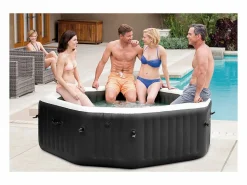 Intex Spa Hinchable|Hidromasaje hinchable SPA 28458 201x71 Jet y Bubble Deluxe