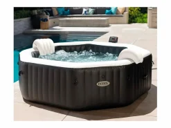 Intex Spa Hinchable|Hidromasaje hinchable SPA 28458 201x71 Jet y Bubble Deluxe