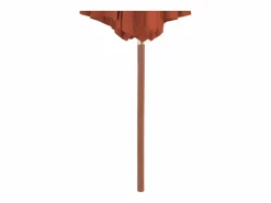 Garden Furniture Highlands Ranch Sombrilla de jardín con palo de madera terracota 300 cm Online