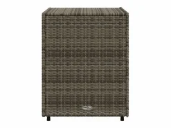 Garden Furniture Holiday Armario de almacenaje de jardín ratán PE 55x59x69 cm Gris Sale