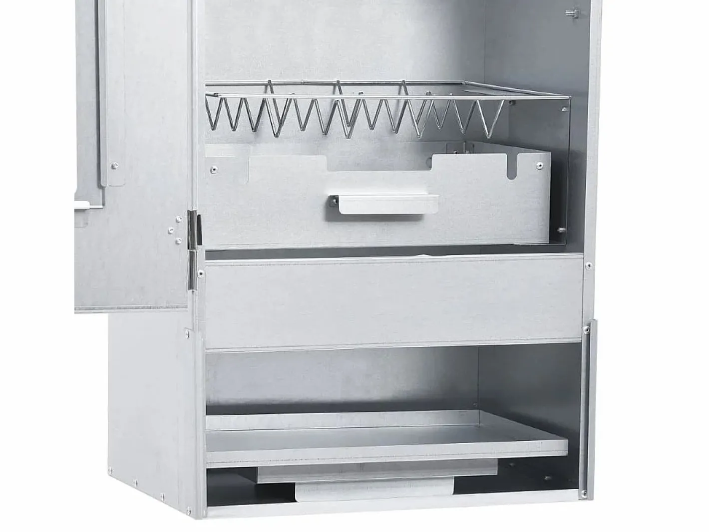 Horno ahumador barbacoa 1 kg de virutas de madera 44,5x29x83 cm^vidaxl