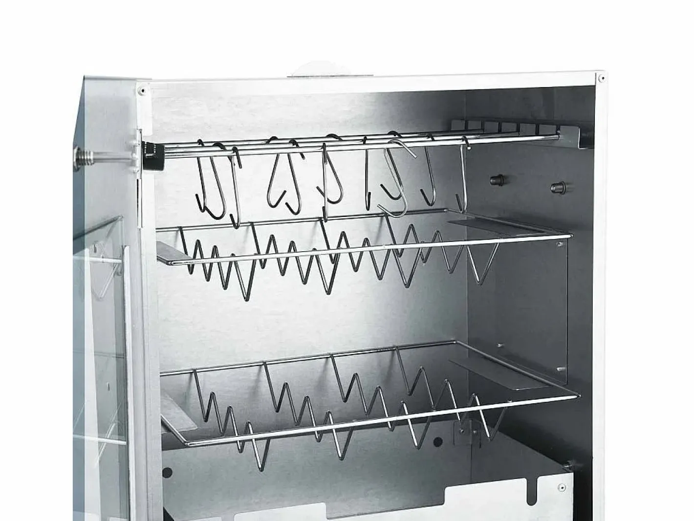 Horno ahumador barbacoa 1 kg de virutas de madera 44,5x29x83 cm^vidaxl