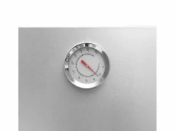 Horno ahumador de barbacoa con mesa acero galvanizado ES595838 Plateado