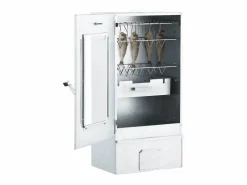vidaxl Barbacoa|Horno ahumador de BBQ con generador humo frío acero galvanizado