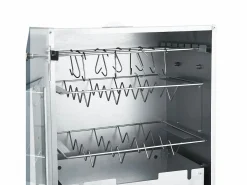 vidaxl Barbacoa|Horno ahumador de BBQ con generador humo frío acero galvanizado