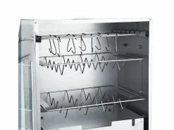 vidaxl Horno ahumador de BBQ con generador humo frío acero galvanizado Plateado Best