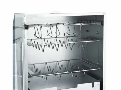 vidaxl Barbacoa|Horno ahumador de BBQ con generador humo frío acero galvanizado