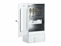 vidaxl Horno ahumador de BBQ con generador humo frío acero galvanizado Plateado Clearance