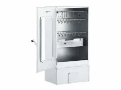 vidaxl Horno ahumador de BBQ con generador humo frío acero galvanizado Plateado Clearance