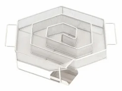 vidaxl Horno ahumador de BBQ con generador humo frío acero galvanizado Plateado Online