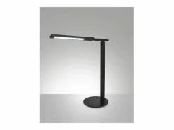 Ideal - Lámpara de mesa Fabas Luce negra - LED táctil de 10 W integrado, regulable CCT (3000K, 4000K, 5000K, 6000K) Negro Best