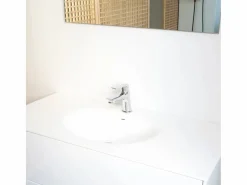 Essebagno Incli grifo mezclador cromado para lavabo con ahorro de energía Plateado New
