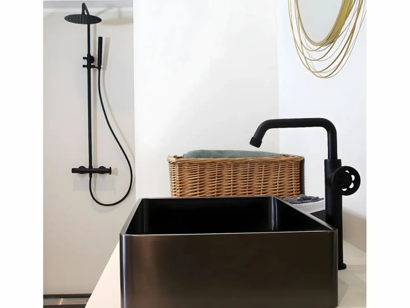 Essebagno Grifo|Indus mezclador alto lavabo