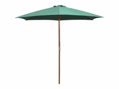 Garden Furniture Sombrilla|Inglewood Sombrilla con palo de madera verde 270x270 cm