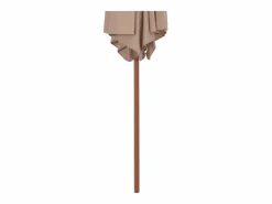 Inglewood Sombrilla de jardín con palo de madera gris taupe 270 cm^Garden Furniture Sale