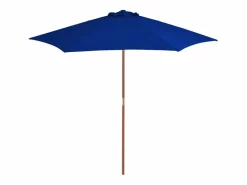 Garden Furniture Sombrilla|Inglewood Sombrilla de jardín con palo de madera azul 270 cm