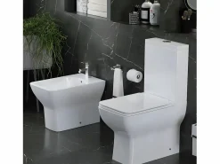 Aquore Inodoro cerámica CRETA cisterna baja Blanco Discount