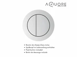 Aquore Inodoro De Pie|Inodoro cerámica GENOVA cisterna baja negro mate