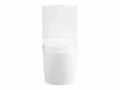 Inodoro de cerámica de suelo con tapa silenciosa, descarga horizontal, NAGILAM^Vente-unique