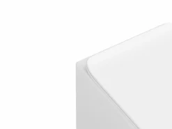 Vente-unique Inodoro flotante de cerámica mate sin brida, L51,5 x Alt. 34, CLEMONA Blanco Hot