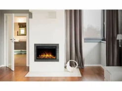 Insert eléctrico INFINITY para chimenea eléctrica - fuego premium - empotrada - 66x14x50 cm - chimenea LED con calefacción 750/1500 W^ Sale