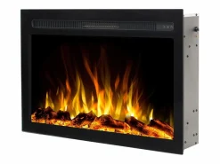Insert eléctrico INFINITY para chimenea eléctrica - fuego premium - empotrada - 66x14x50 cm - chimenea LED con calefacción 750/1500 W^ Sale