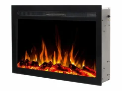 Insert eléctrico INFINITY para chimenea eléctrica - fuego premium - empotrada - 66x14x50 cm - chimenea LED con calefacción 750/1500 W^ Sale