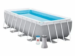 Intex 26792 Prism Metal Frame piscina elevada 488x244x107 cm Gris Outlet