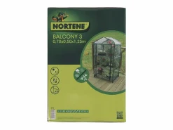 NORTENE Invernadero de balcon balcony 3 1.25x0.7x0.5 m 1.25X0.7X0.5 M Verde Sale