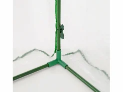 Invernadero de jardín con puerta, de metal y plástico, 200x100x80 cm,^ Hot
