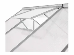 Habitat et jardin Invernadero de policarbonato "Basilic" - 7,03 m² - Gris Transparente Hot