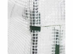Invernadero para plantas, con 4 estantes, PVC, (70x50x160 cm) Blanco Clearance