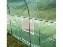 Monstershop Invernadero Politúnel con Puertas Ventanas Galvanizadas Cubierta de PE Jardinería Marco Metálico Carpa de Jardín Vegetal Planta de Flores 19mm de diámetro | 2 x 3m Verde Best