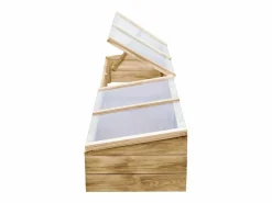 Invernaderos juego de 2 madera de pino impregnada 200 x 50 x 35 cm verde 02_0044667^Helloshop26 Online