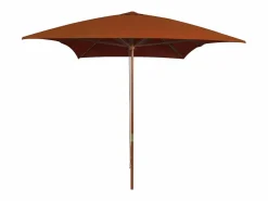 Garden Furniture Isabel María Sombrilla de jardín con palo de madera terracota 200x300 cm Outlet