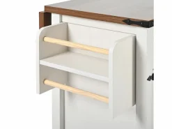 Isla central de cocina - con tablero retráctil - 4 puertas y 2 cajones -^ModernLuxe