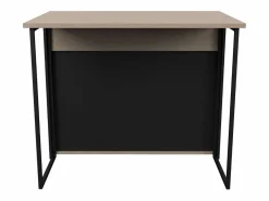 Isla Cocina Buh Auxiliar /Roble Jackson 109x90x80 cm Negro