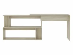 Jakobstad Escritorio de esquina contrachapada color roble 200x50x76 cm^Garden Furniture Sale