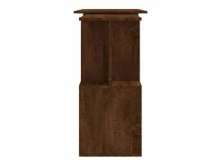Garden Furniture Escritorio Rinconero|Jakobstad Escritorio esquina madera contrachapada color roble 200x50x76cm