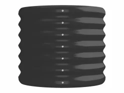 Clicnbuy Jardinera|Jardinera acero con recubrimiento polvo antracita 224x40x36 cm