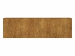 Clicnbuy Jardinera acero corten 280x40x80 cm Marru00f3n Clearance
